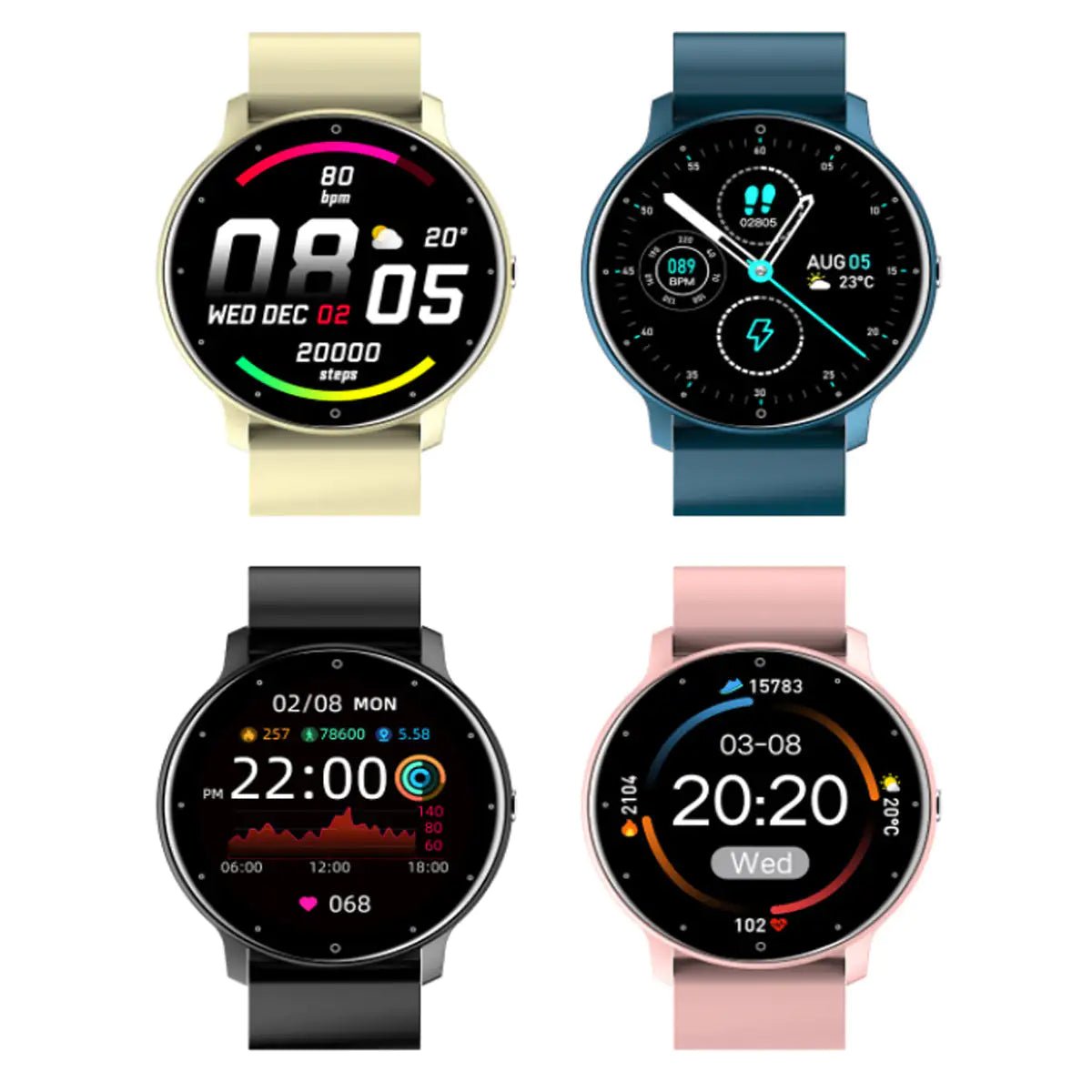 Duo Smartwatch Wellness And Activity Streamers