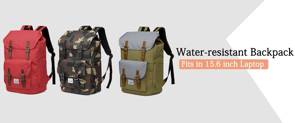 Casual Waterproof Backpack Rucksack with Drawstring Camo Outdoor Hiking Camp Hunting Bag Laptop School Backpack Men Women-4