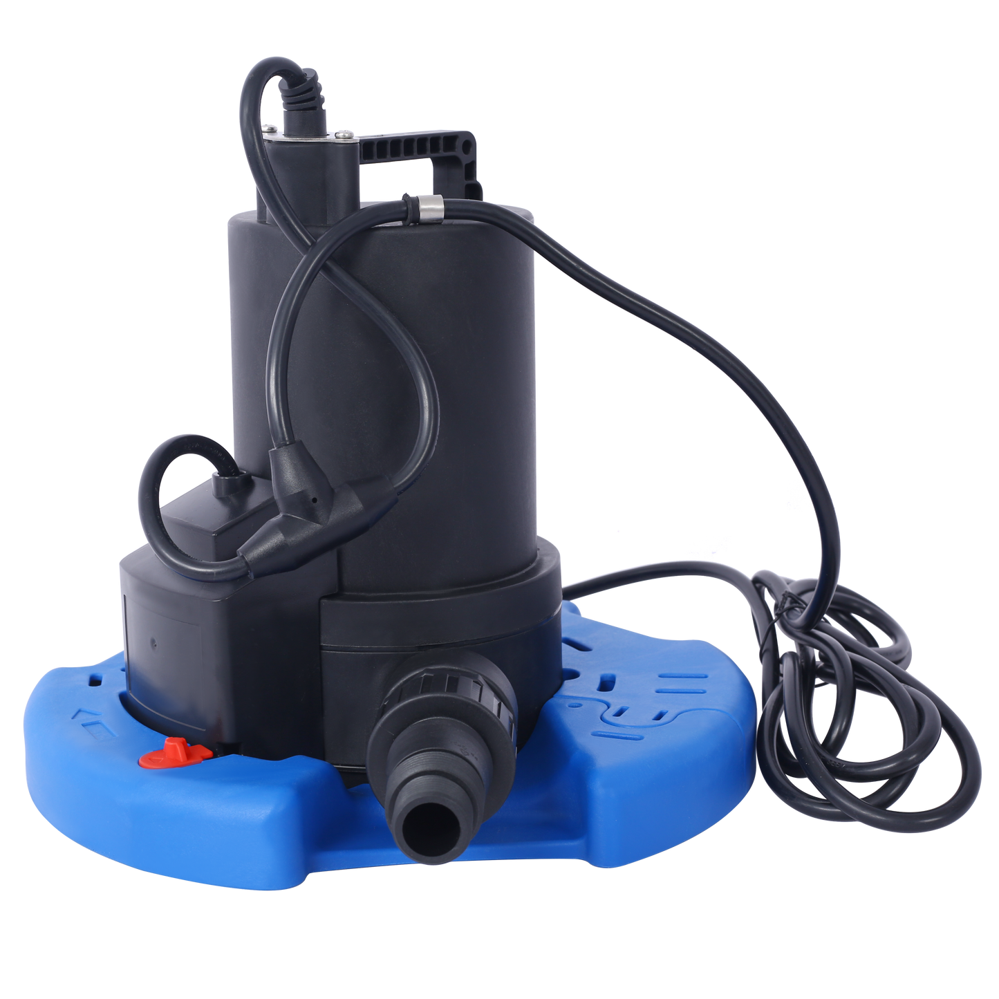 1/4 HP Automatic Swimming Pool Cover Pump 120 V Submersible with 3/4 Check Valve Adapter1850 GPH Water Removal for Pool, Hot Tubs, Rooftops, Water Beds and more