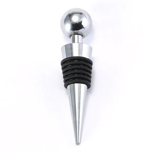 Zinc Alloy Wine Stopper Crystal Wine Champagne Bottle Stopper Vacuum Sealed Wedding Heart Gift  Wine Pourer Stopper Dropshipping