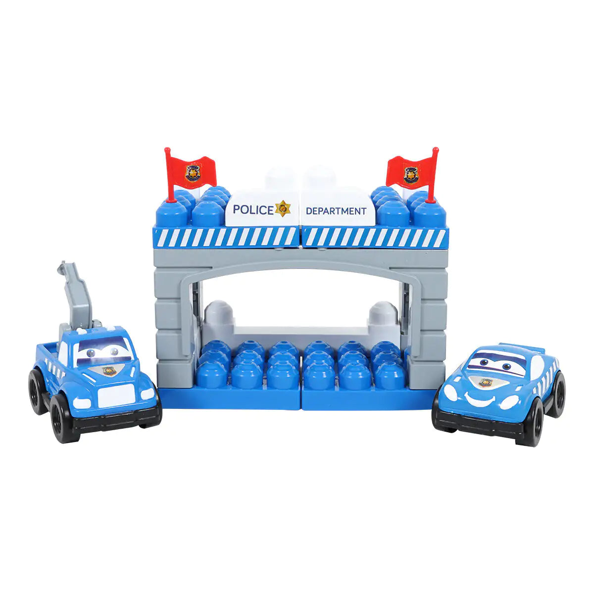 Ogi Mogi  Toys Police Car Set (52 Pieces)