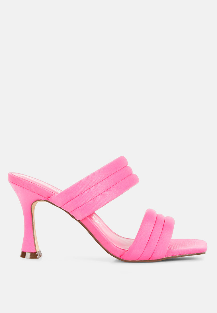 New Crush Quilted Spool Heel Sandals-0