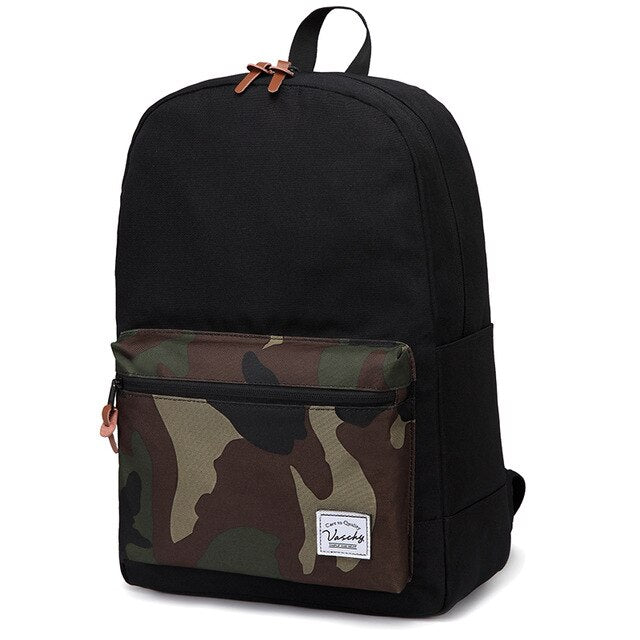 Men Backpack Waterproof Large Casual School Bag Student 15.6 inch Laptop Backpacks Fashion Leisure Backpack-0