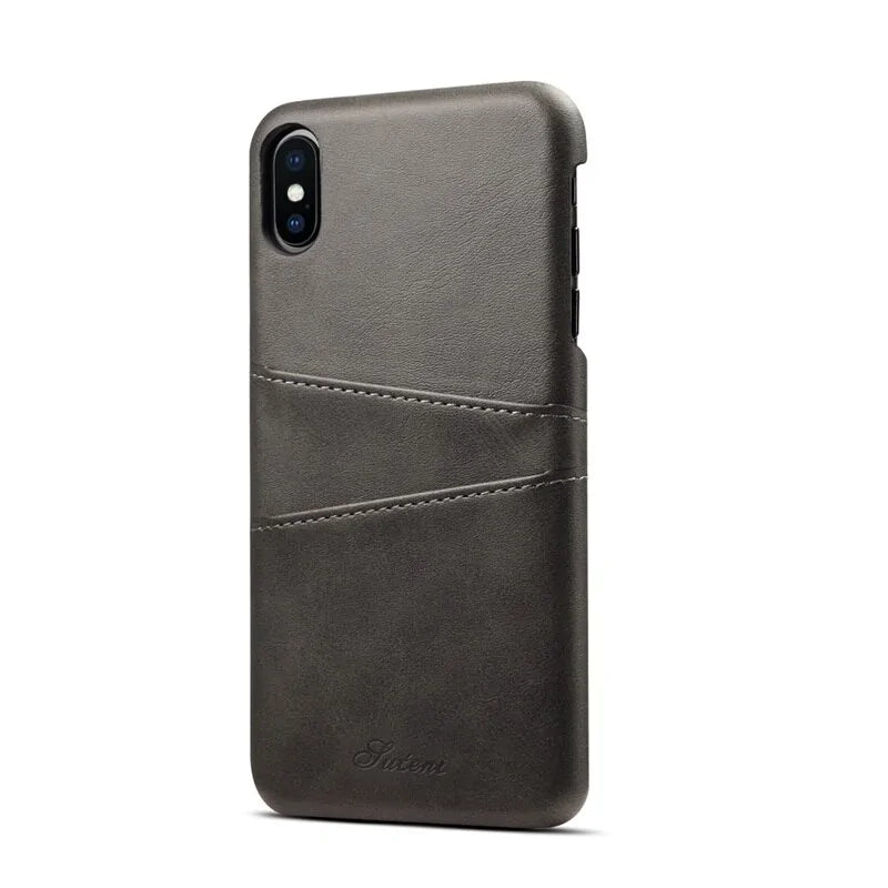 Luxury Leather Phone Back Cover