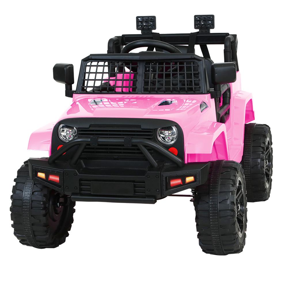 Kids Ride On Car Electric 12V Car Toys Jeep Battery Remote Control Pink-2