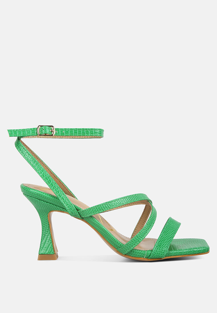 Serling Croc Spool Heel Sandals-0