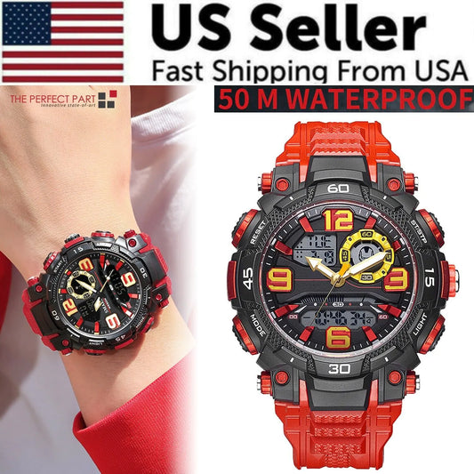 Military Men Watch Fashion Sport Outdoor G Wristwatch Male Digital Stopwatch