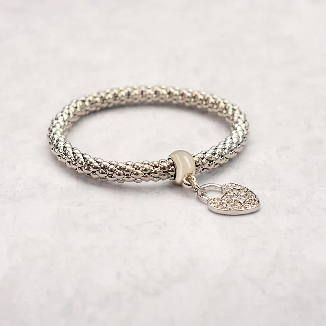 Love Me  Bracelet-Silver