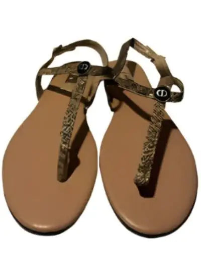 Women Thong Design Sandals with Back Dior