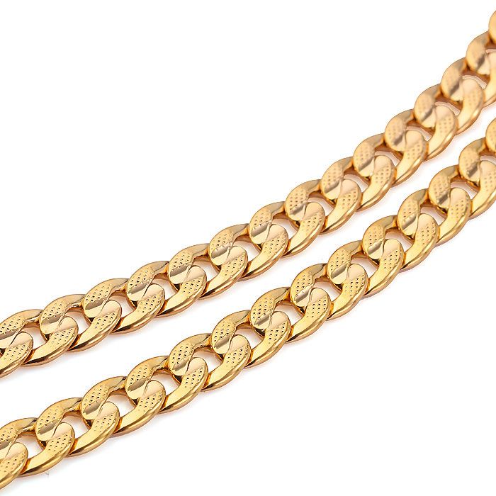 Main Stone Color: NO,Metal color: 14K Gold Plated - Free shipping stylish simplicity 23.6 "8 mm wide 14k gold men jewelry necklace snake chain 100% real gold, not solid not money.