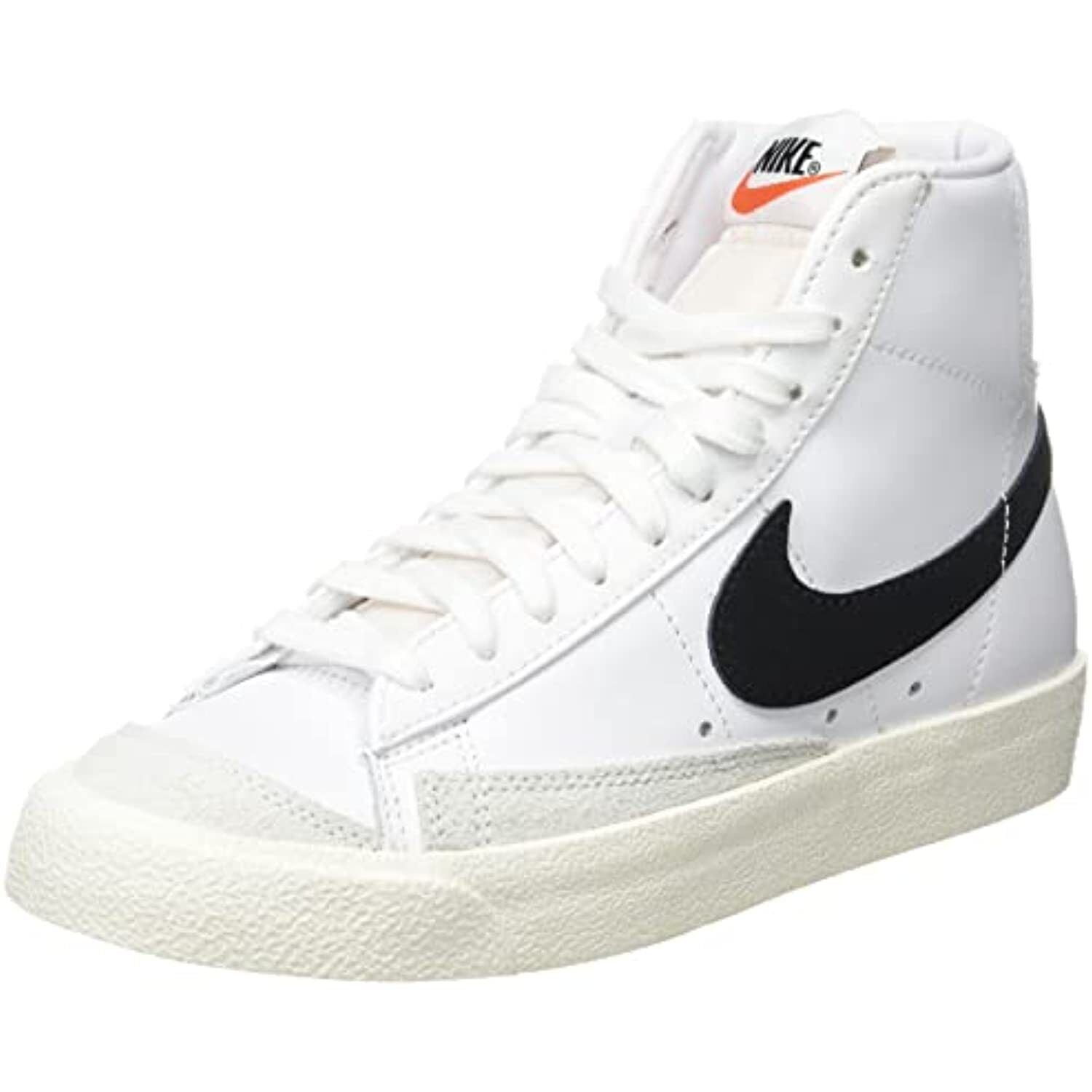 Nike Women's Blazer MID 77 Sneaker, White/Black-sail, 8 - American Smart