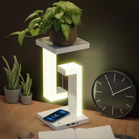 Creative Smartphone Wireless Charging Suspension Table Lamp Balance Lamp Floatin