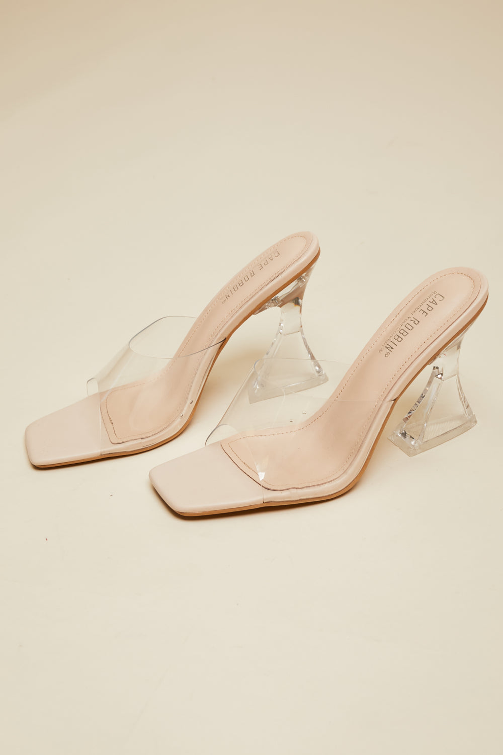 Clear Block Heels - American Smart