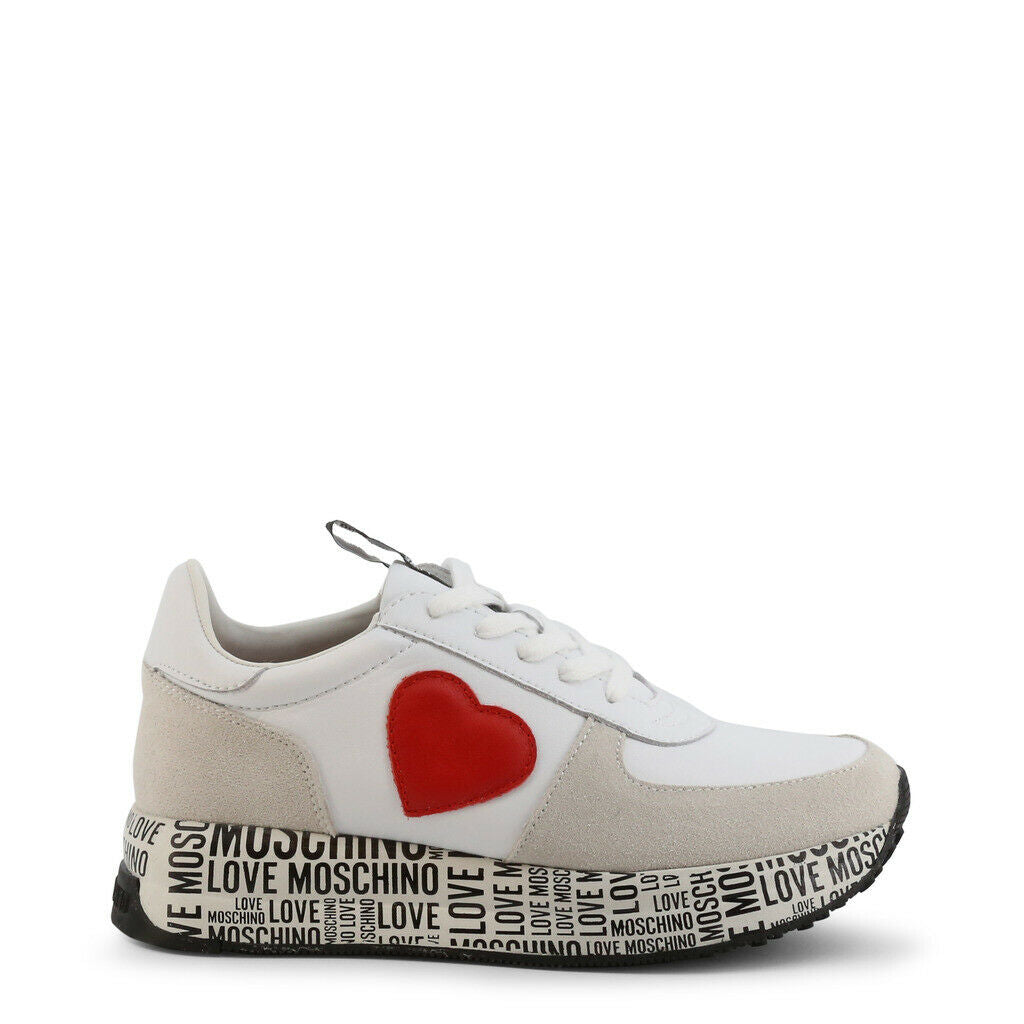 White Heart Sneakers - American Smart