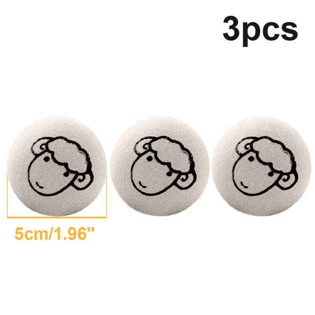 Wool Dryer Balls Washing Machine Accessories 1/3/6PCS