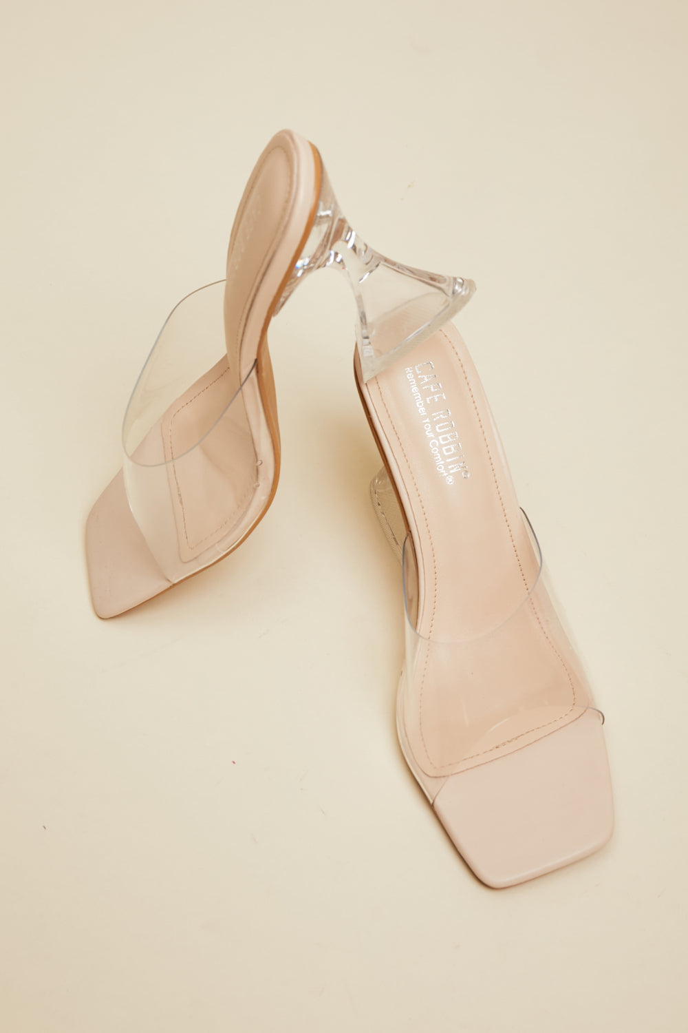 Clear Block Heels - American Smart