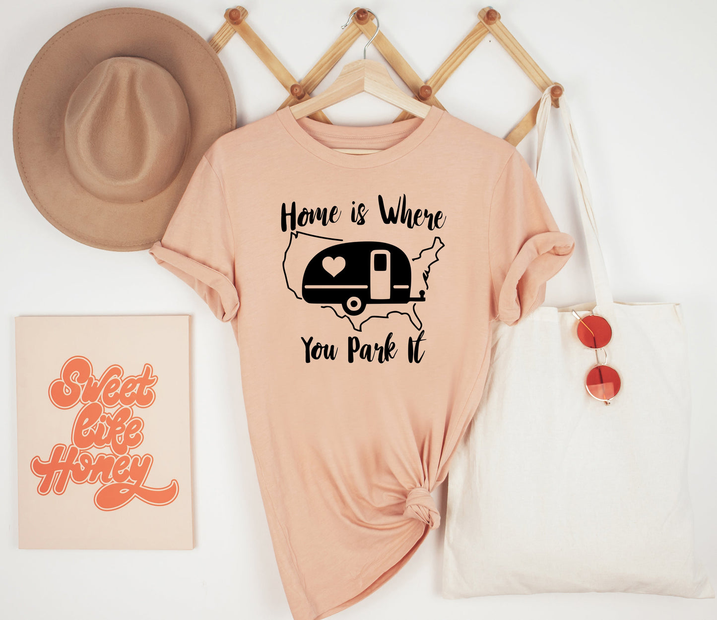 Home Is Where You Park It Shirt, Camping Shirt - American Smart