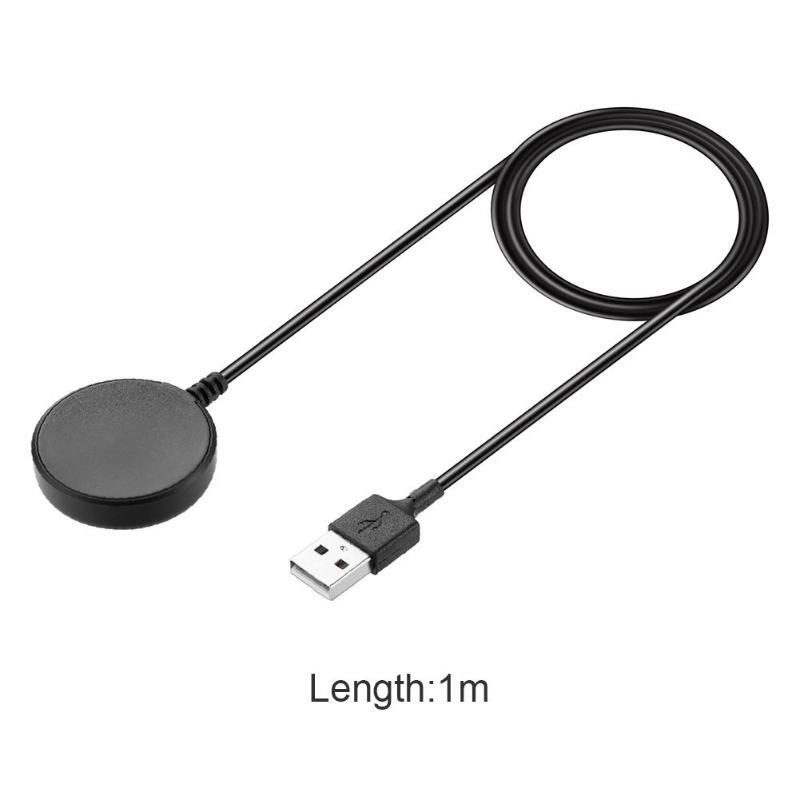 Usb Charging Cable Fast Charger Dock Power Adapter For Samsung Galaxy Watch Active 2 Charging Cable Black