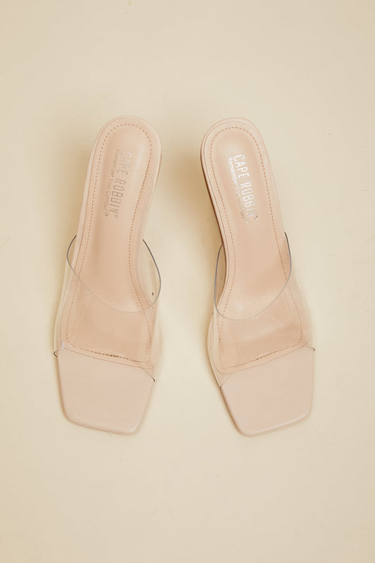 Clear Block Heels - American Smart