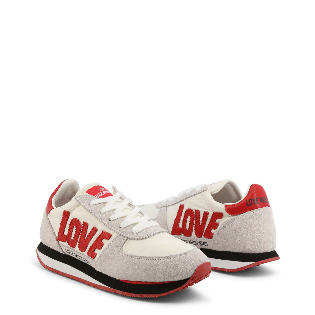 White Love Suede Sneakers - American Smart