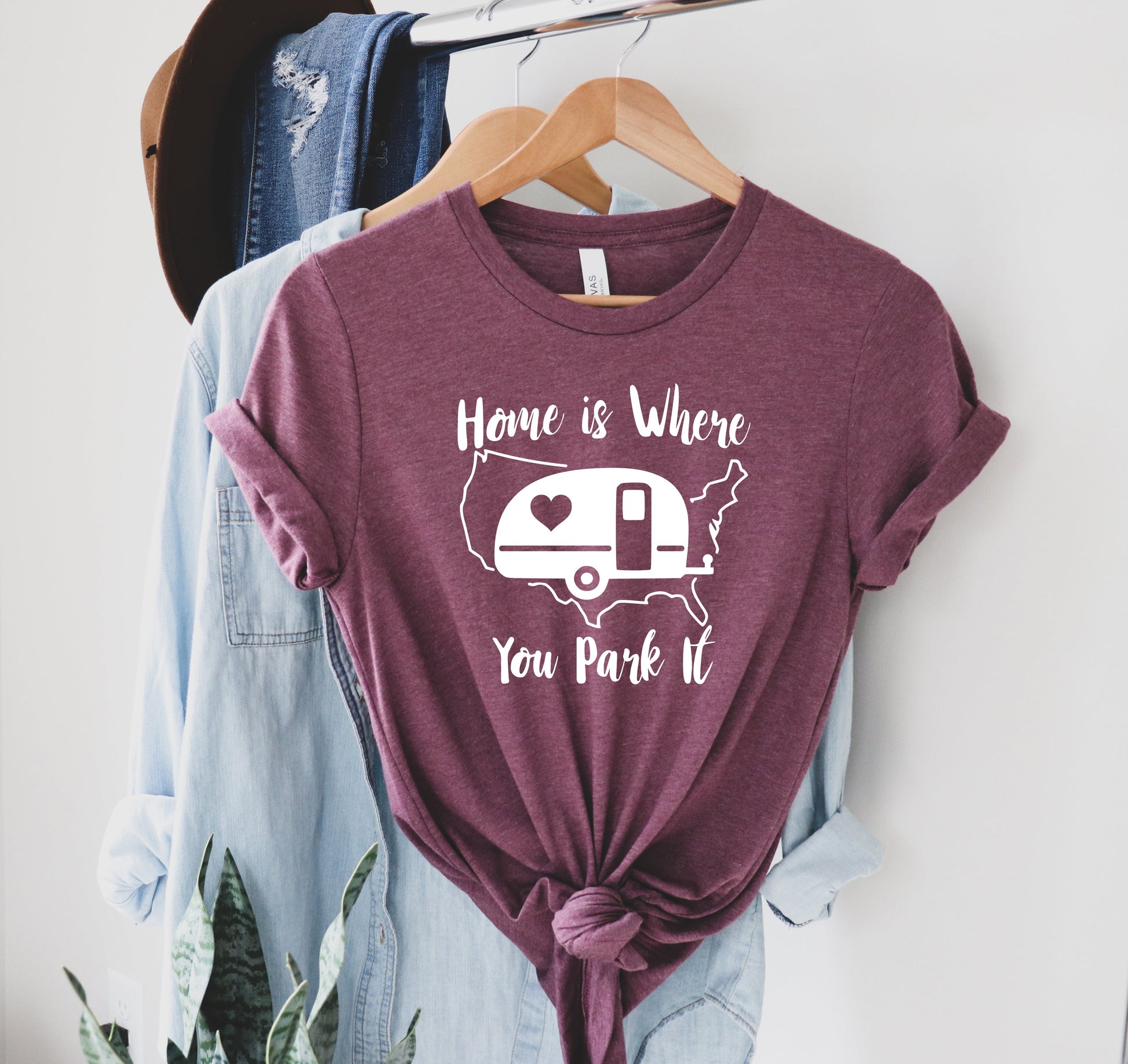 Home Is Where You Park It Shirt, Camping Shirt - American Smart